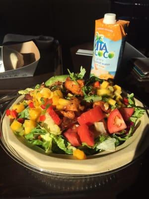 Caribbean mango chicken salad - yum!!!