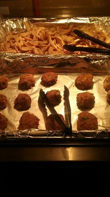 "Crab Balls & Fat Back"