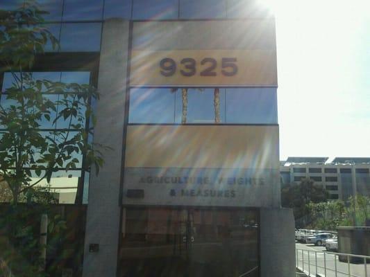 Front of the building