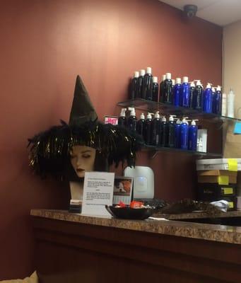 Greeted By Mrs. Witch...