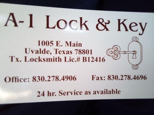 A-1 Lock & Key