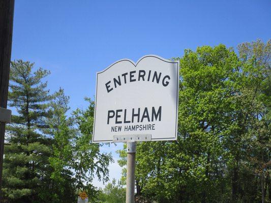 Entering Pelham, NH