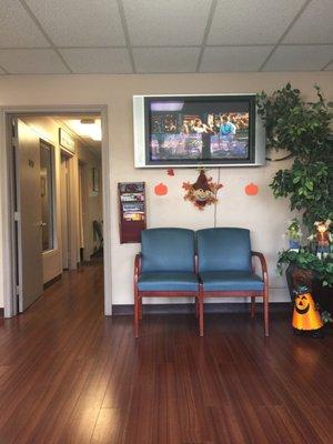 They always have great movies on while you wait :)