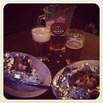 Hobo dinners and beer!