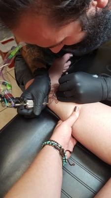 Jason working his magic.