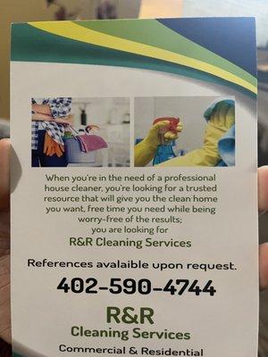 R & R Cleaning Services