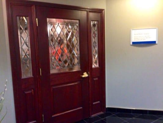 Interior door within Mercy