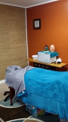 Comfortable massage room