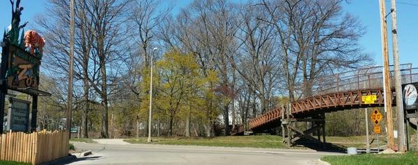 View from the Zoo entrance..early Spring