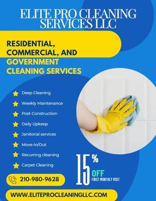 Elite Pro Cleaning services