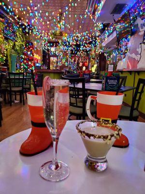 ChampCane & Peanut Butter Blitzen (don't recommend the ChampCane...tastes a little like cough syrup)