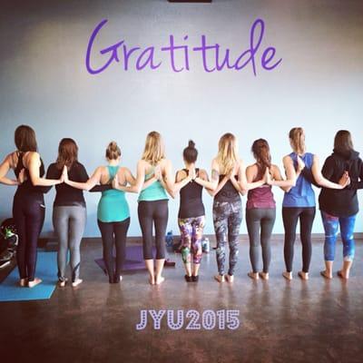 Joy Yoga'a 25 Days of Gratitude challenge.