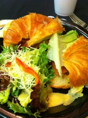 BLT with smoked Gouda and basil mayo. Fresh tomatoes during Summer in the South are hard to beat!