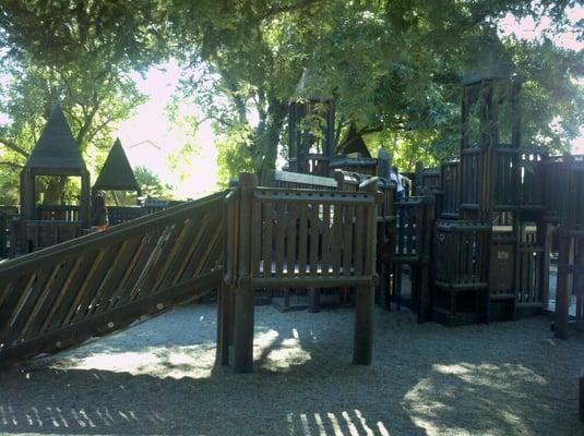 Beautifully medieval playground! Soooo cool!