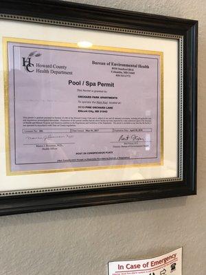 expired pool sign proudly displayed?