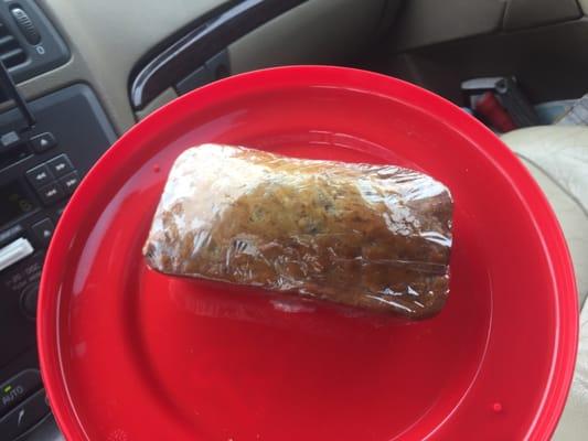 Mini loaf of banana bread! $2.50