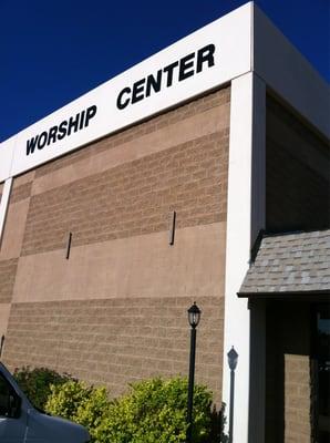 We worship the living lord here!