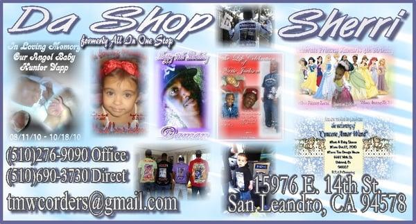 Biz card design by my apprentice Hanna