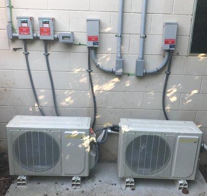 Split AC and Disconnect Boxes