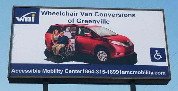 Check out our location at 100 Bruce Road in Greenville, SC 29605 Find us on the web at: www.amcmobility.com 864-315-1899