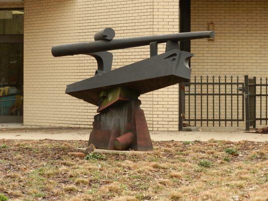 Cannon by artist Rick Bauer installed 1980