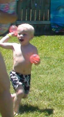 The Water Balloon Lady