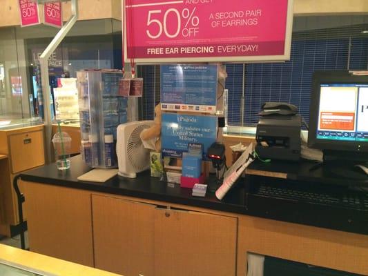 Maybe the worker is making another Starbucks run.