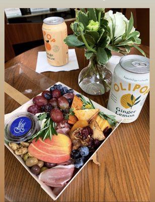 Cheeseboard for 2 and delicious Olipop! Don't miss out!