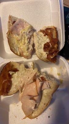 My large turkey sandwich