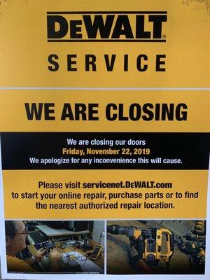 Dewalt Factory Service