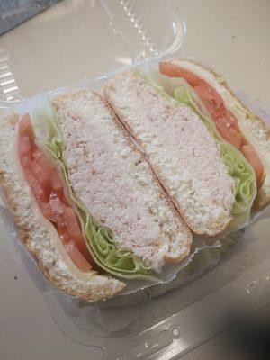 Turkey and Cheese on Kaiser Roll