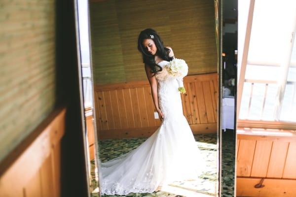 My Allure Romance wedding dress.