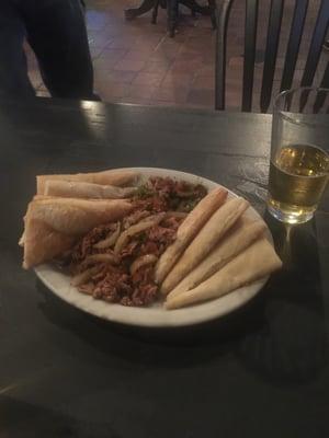 Italian bread and spread. Yum