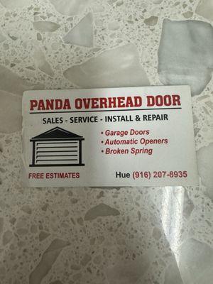 Panda Overhead Door
