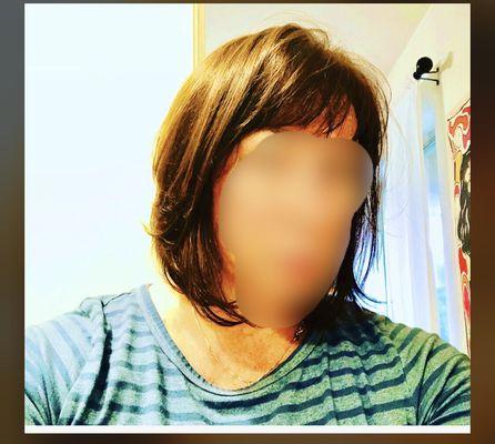 Length I got..approximately six inches cut off.