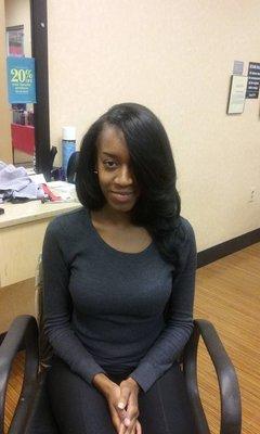 Sew in with a leave out.