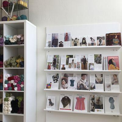 The newly installed wall of patterns