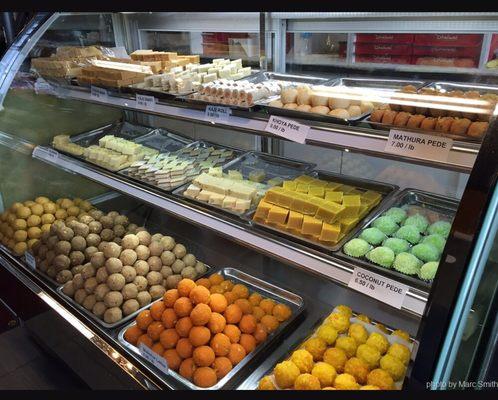 We make our own fresh sweets we don't use frozen sweets.come try our authentic Indian sweets