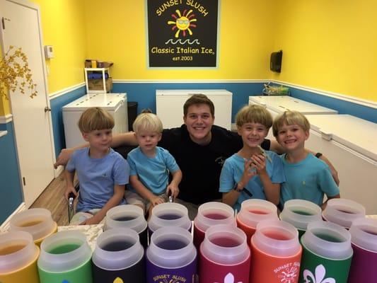 Sunset slush's biggest fans!