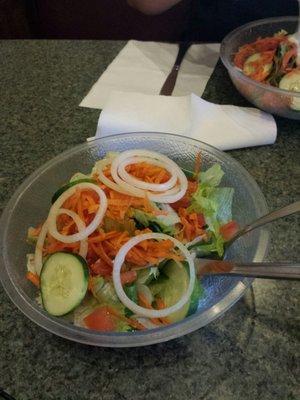 House salad + soup, all you can eat, six bucks.