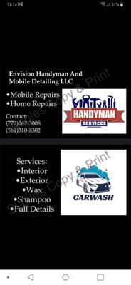 Envision Handyman And Mobile Detailing