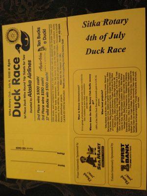 Sitka DUCK RACE