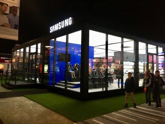 from the outside of the VR Area