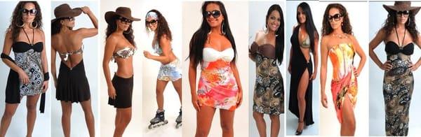 A few Beach to Chic styles you can create with the 4 available lengths