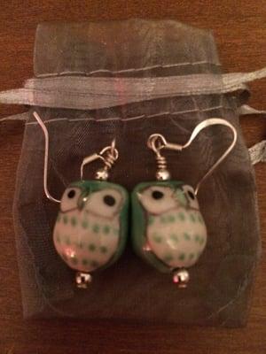 Cute little handmade owl earrings ($8)