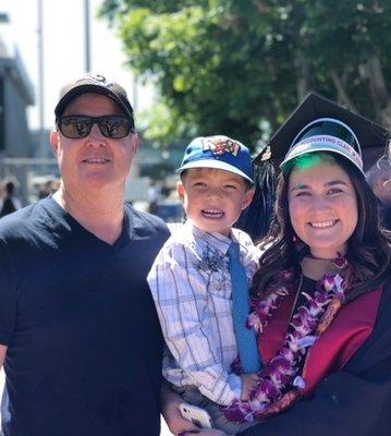Tim and Beau at his niece Taylor's Graduation