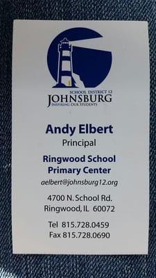 Principal Elbert is fantastic!