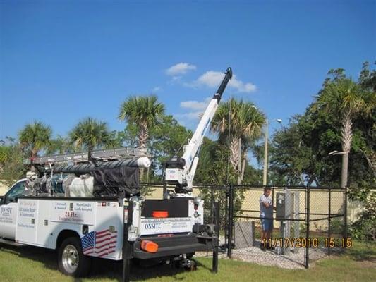 Onsite Wastewater Management Service Truck
