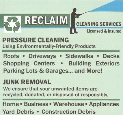 Reclaim Cleaning Services