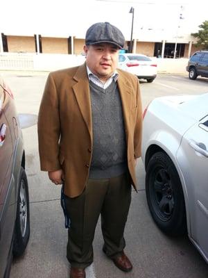 My husband in his club hill cleaned attire!!!!